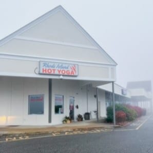 Hot yoga studio in Bristol covered by mist